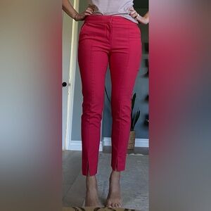 LOFT Women's Pink Slim Fit Pants